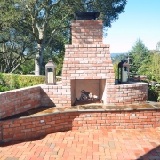 Brick-fireplace